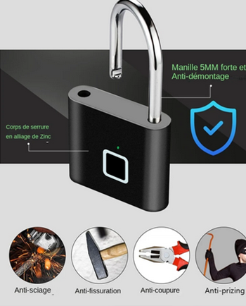 Serrure de porte intelligente à empreintes digitales – Image 4