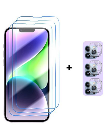 Protecteur d'écran en verre pour appareil photo iPhone 12Pro Max