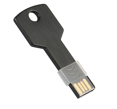 Clé USB en forme de clé en métal 64 Go
